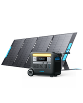 Anker SOLIX F2000 Solar Generator + 400W Solar Panel.